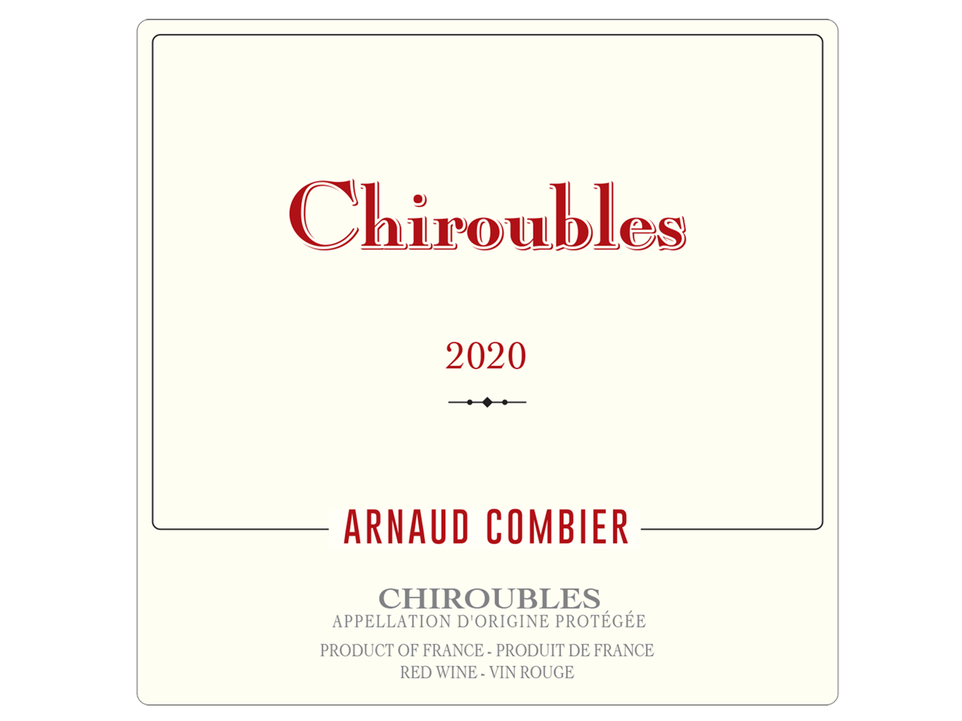 Chiroubles 2020